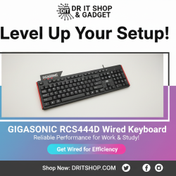 Gigasonic RGS444D Wired Keyboard