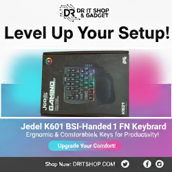 Jedel K601 One Handed Gaming Keyboard